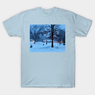 A winter evening. T-Shirt